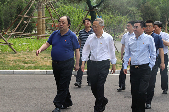 北京市副市长杨斌调研九州ku酷游通州项目