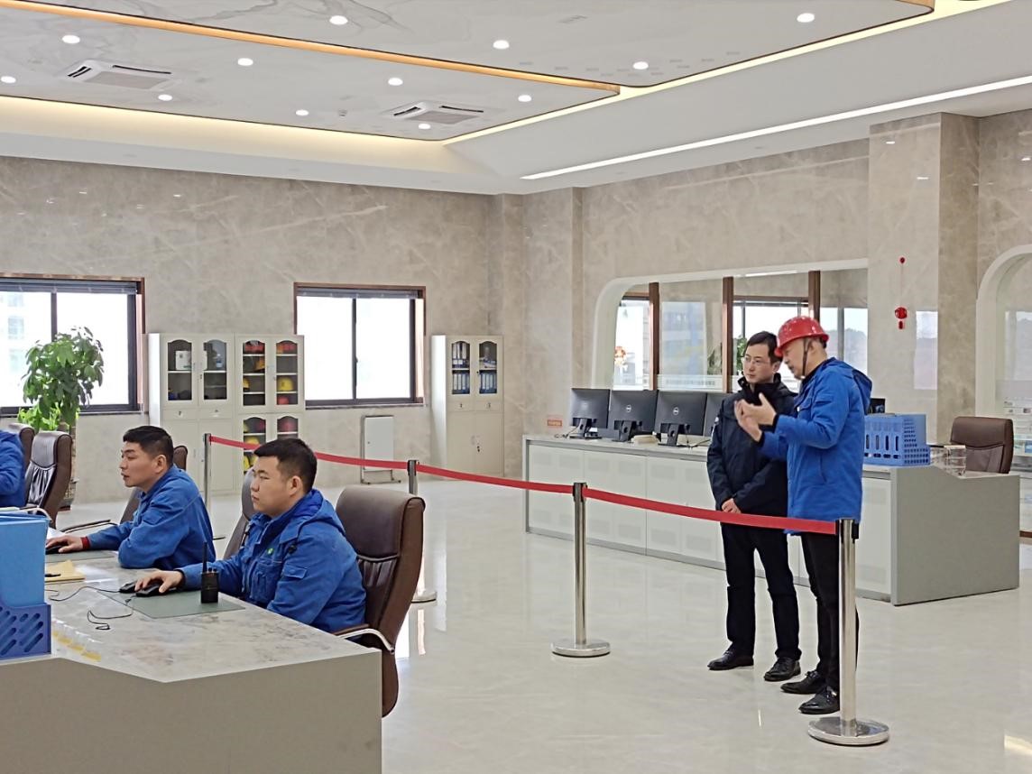 九州ku酷游集团向导到下属项目公司开展新春慰问